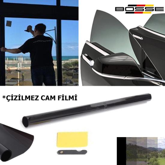 Cam Filmi Çizilmez Koyu Siyah %15 D.Black 50cm X 6m