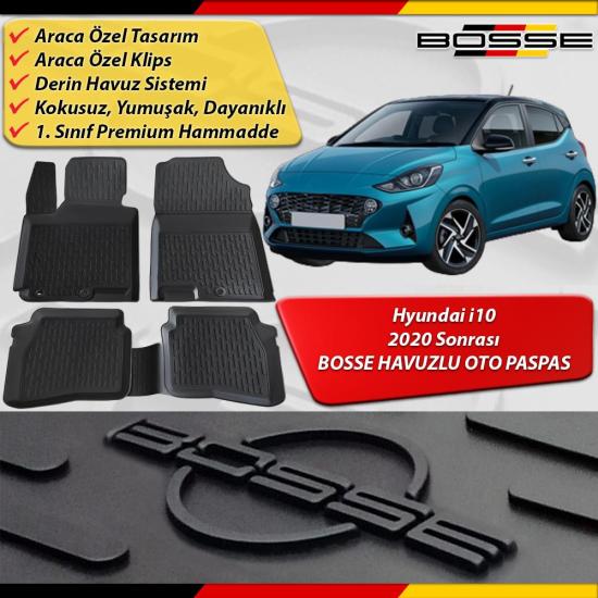 Hyundai i10 Paspas Araca Özel 2020 2024 Arası BOSSE 3D Havuzlu