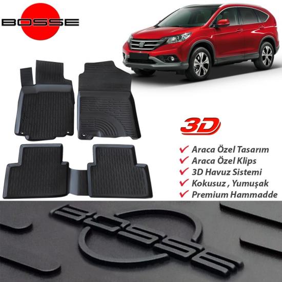 Honda CR-V Paspas 3D Havuzlu 2012 2018 Arası BOSSE