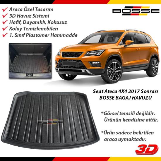 Seat Ateca Bagaj Havuzu 4X4 2017 2024 BOSSE