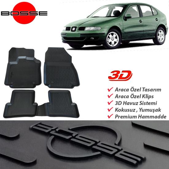 Seat Leon Paspas 3D Havuzlu 1998 2004 Arası BOSSE Paspas